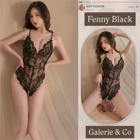 Jual FENNY Sexy Lingerie Dress Wanita Dewasa Sleepwear Dress Wanita Mini Dress Sexy