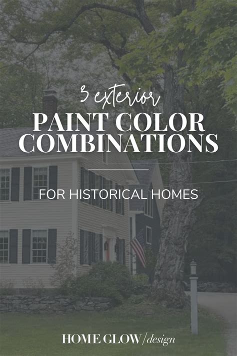 A White House With The Words Paint Color Combinations For Historical Homes