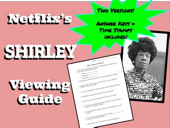 Netflix's SHIRLEY Movie Guide--Shirley Chisholm's Presidential Campaign ...