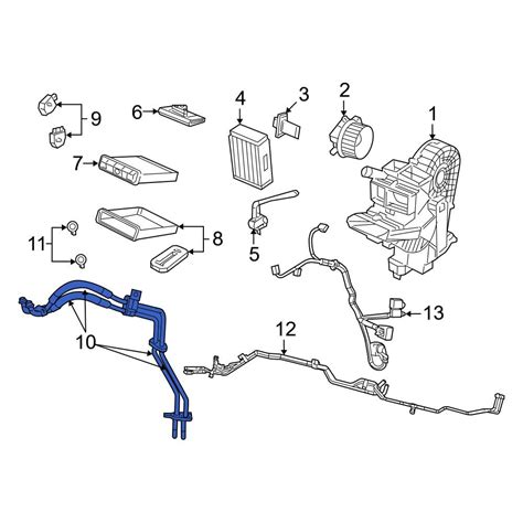 Ram Oe Aa Hvac Heater Hose Outlet Tube