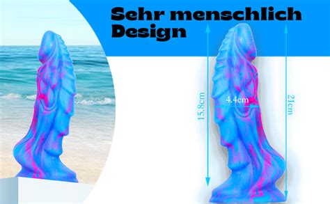 Lmgoc Realistischer Silikon Analdildo Mit Starkem Saugnapf Kirin Tier Anal Plug Monster Dragon