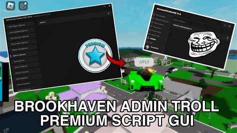 Script Brookhaven 2024 Admin Troll Premium Gui Hydrogen Fluxus Arceus