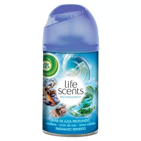 Repuesto Aromatizante Air Wick Life Scents En Aerosol Mar De Azul