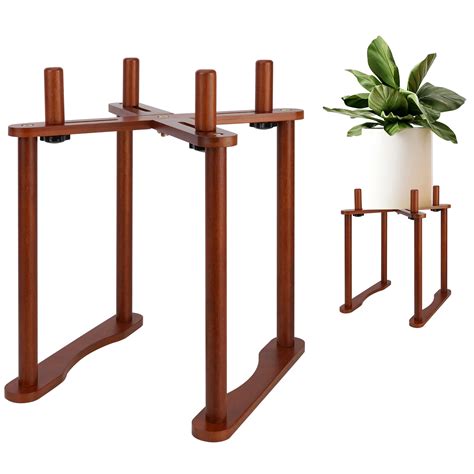 Plant Stand Indoor Adjustable From To Bamboo Plant Holder Corner