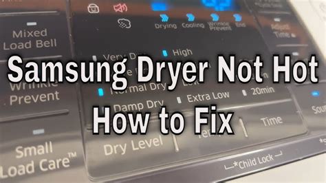 Samsung Dryer Error Codes What They Mean And How To Fix 54 Off