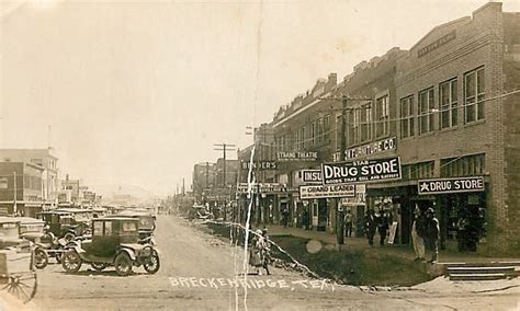 Old days in Breckenridge, TX | Street view, Breckenridge, Photography