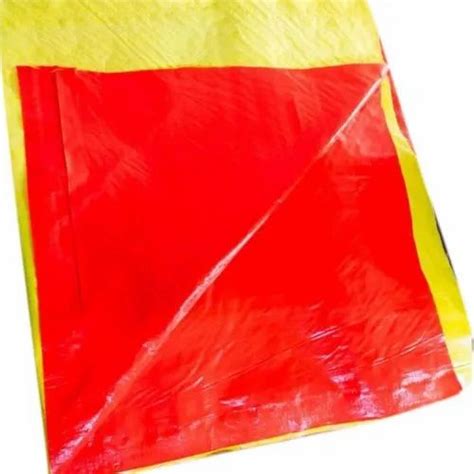 Yellow And Red Gsm Hdpe Tarpaulin Thickness Mm At Rs Kg In