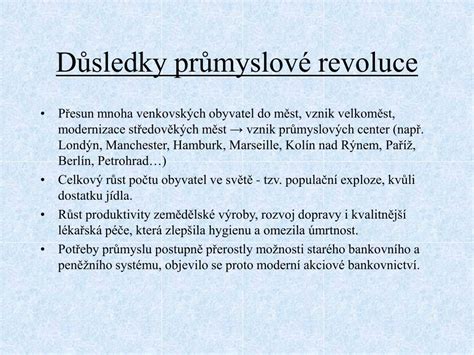 PPT PRŮMYSLOVÁ REVOLUCE PowerPoint Presentation free download ID