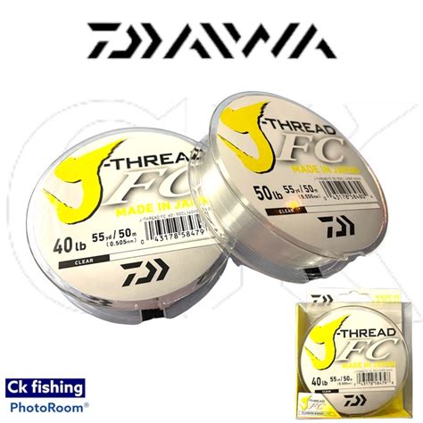 Daiwa J Thread FC Fluorocarbon Line Size 4Lb To 80Lb Fishing Leader