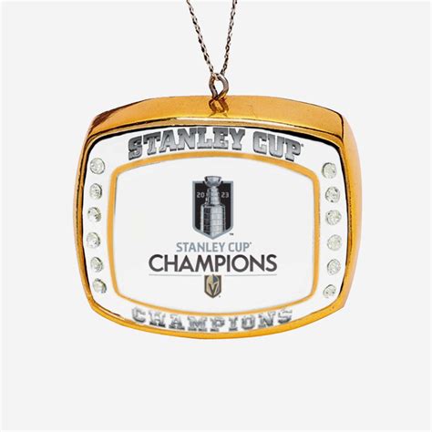 Vegas Golden Knights 2023 Stanley Cup Champions Ring Ornament Foco