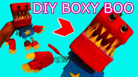 Making Boxy Boo Project Diy Poppy Playtime Crafts Boxy Boo With