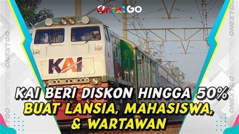 Kai Berikan Diskon Tiket Kereta Hingga Persen Bagi Mahasiswa Hingga