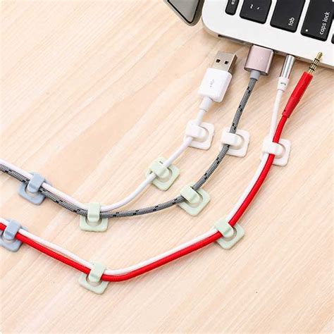 Jual Klip Kabel Tempel Cable Management Wire Organizer Pcs