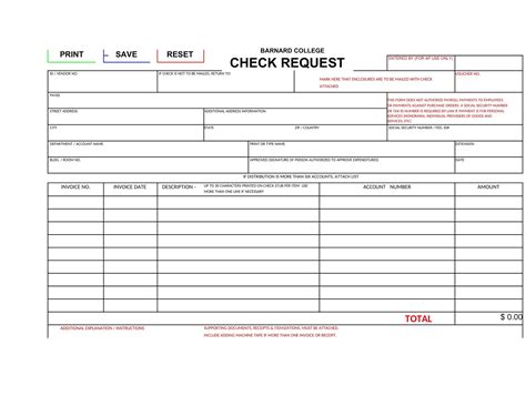 Free Printable Check Request Form Templates [PDF, Word, Excel]