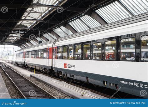 High Speed Train At Zurich HB Train Station Editorial Image - Image ...