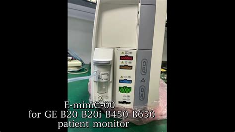 E Minic Module For Ge B B I B B Patient Monitor Youtube