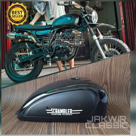 Jual Tangki Custom Ducati Scrambler Japstyle Triumph Bober Bratstyle