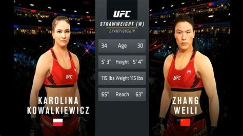 Ufc New Series Continues Karolina Kowalkiewicz Vs Weili Zhang Replay