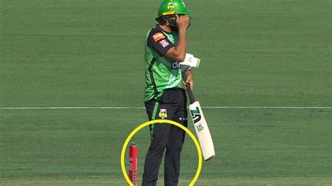 Haris Rauf Walks Out To Bat Without Pads On During Melbourne Stars Vs