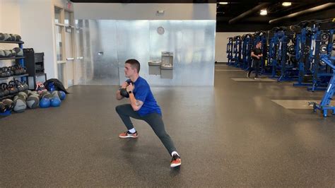 Db Goblet Rotational Lunge Youtube