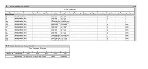 3+ Free Door Schedule Template (Excel, PDF & Web-based) - sample schedule