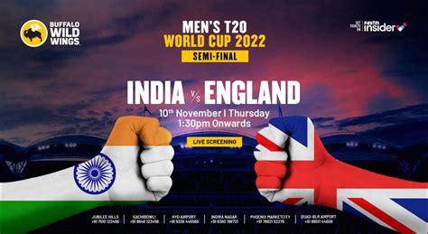 India vs England | T20 World Cup Semifinal | Live Screening at BWW