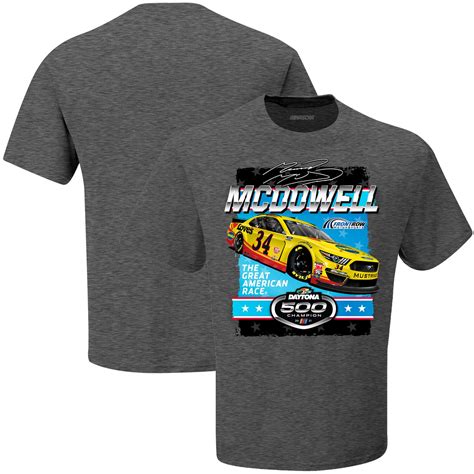 Michael McDowell 2021 Daytona 500 Win Champ 1-Spot Tee