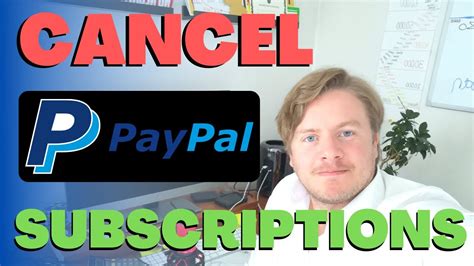 How To Cancel Paypal Subscriptions And Recurring Payments Youtube