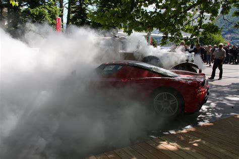 Ferrari Enzo Nearly Catches Fire From Burning 1929 Bentley Autoevolution