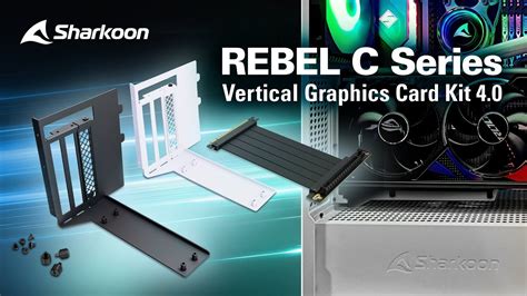 Sharkoon Rebel C Series Vertical Graphics Card Kit Youtube