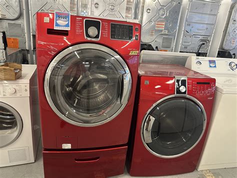 Laveuse S Cheuse Frontale Kenmore Elite Rouge Washer Dryer