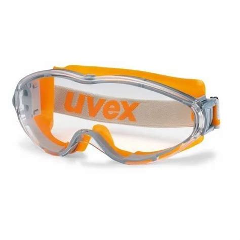 Polycarbonate Uvex Ultravision Safety Goggles Frame Type Elastic Band