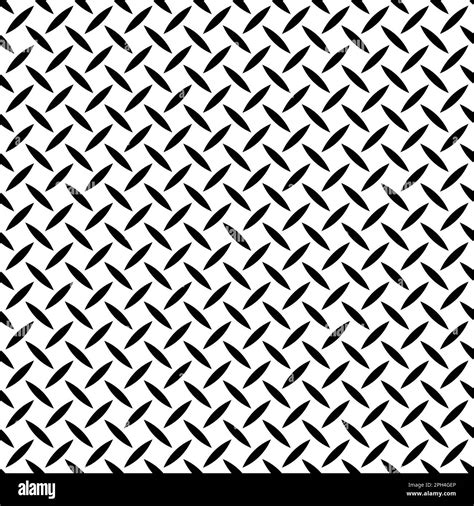 Seamless Geometric Pattern Of Black Figures On A White Background