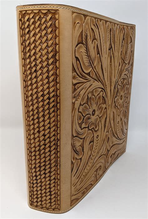 Wedding Leather Photo Album 5x7 160 Pictures Hand Tooled Etsy