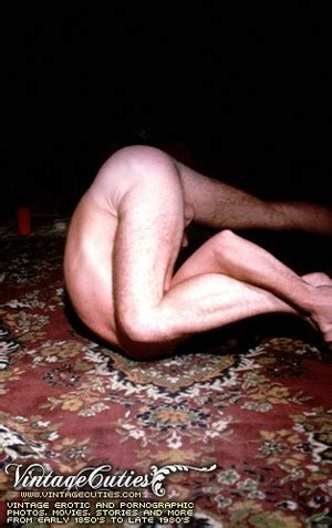 Naked Male Playing With His Dick In Vintage XXX Dessert Picture