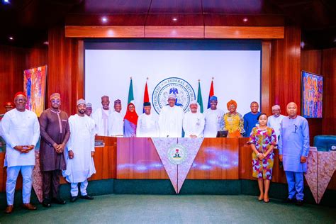 President Buhari Presides Over The Inaugural Meeting Of The National