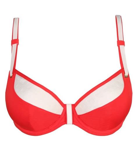 Sujetador Bikini Con Aros Rojo Istres Primadonna Swim