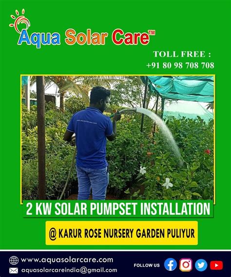 Tata Solar Water Pump For Agriculture At Best Price In Karur Id