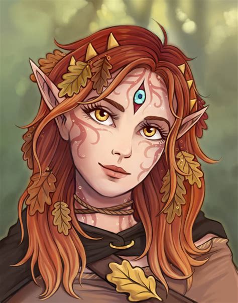 Elanna As Autumn Eladrin By Snowsnow11 On Deviantart