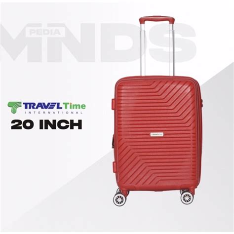 Jual Koper 20 Inch Traveltime Cabin Expand Double Zipper Shopee Indonesia