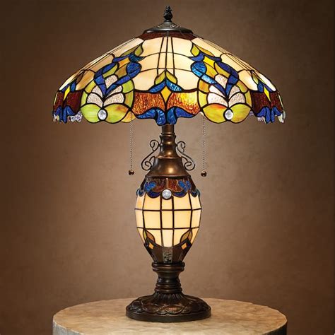 Wicklow Stained Glass Lamp Montgomery Ward