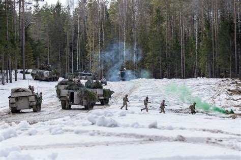 Welsh Warriors First Exercise As The Lead Nato Battlegroup In Estonia