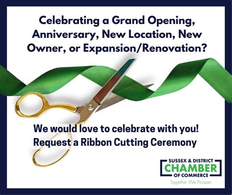 Ribbon Cuttings Sussex And District Chamber Of Commerce