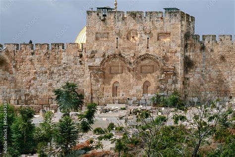 The Golden Gate Is The Oldest Of The Gates In Jerusalems Old City