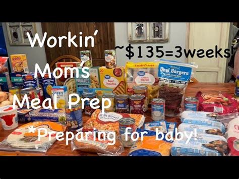 Working Moms Meal Prep Postpartum Meal Prep 135 For 3 Weeks