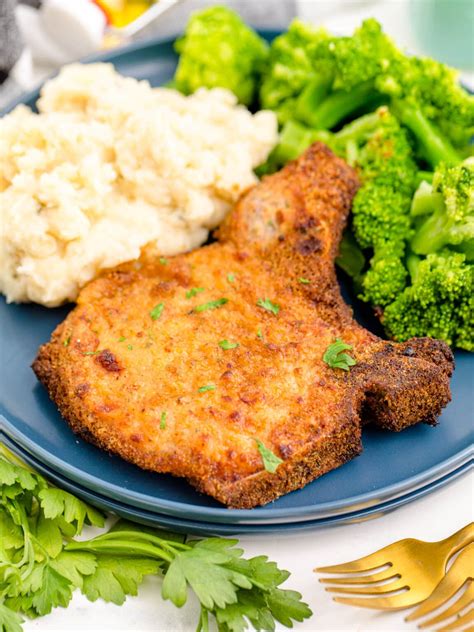 Air Fryer Shake And Bake Pork Chops My Air Fryer Kitchen