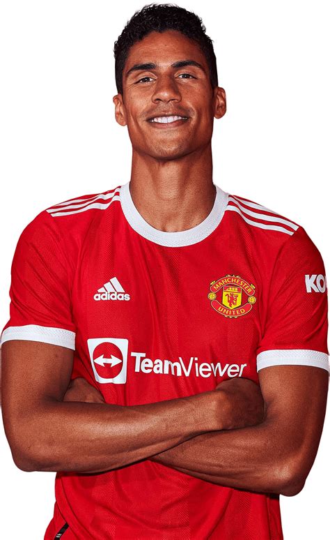 Raphaël Varane Manchester United football render - FootyRenders