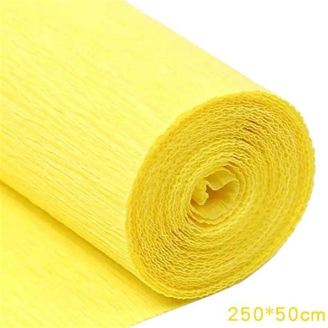 Colors X Cm Colored Crepe Paper Roll Origami Crinkled Crepe