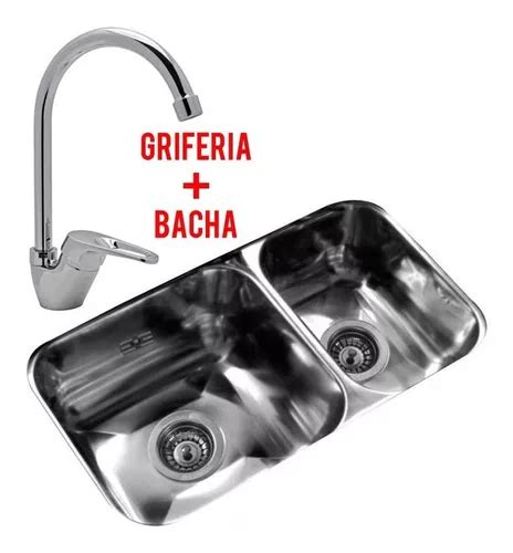 Bacha Cocina Johnson Doble R Cr Grifer A Hydros Link