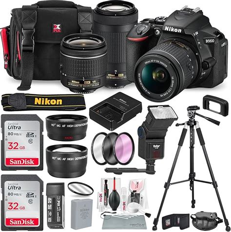 Nikon D5600 Dslr Camera With Nikkor 18 55mm 70 300mm